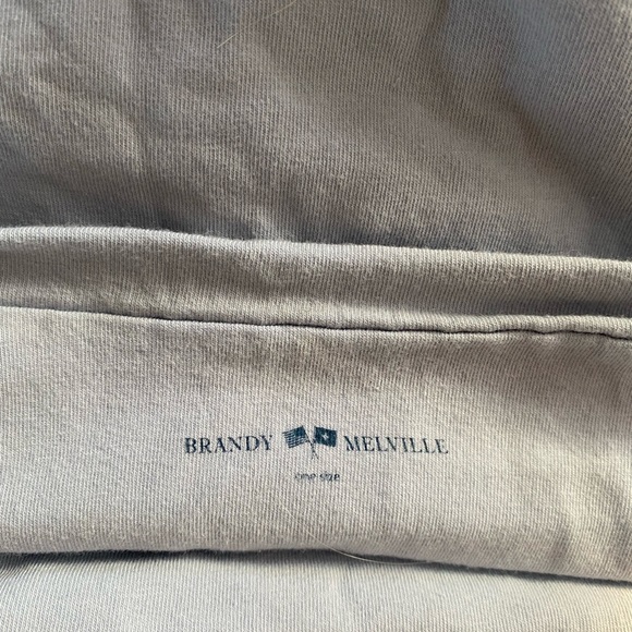 Light Blue Brandy Melville Tube Top O/S - Picture 2 of 2